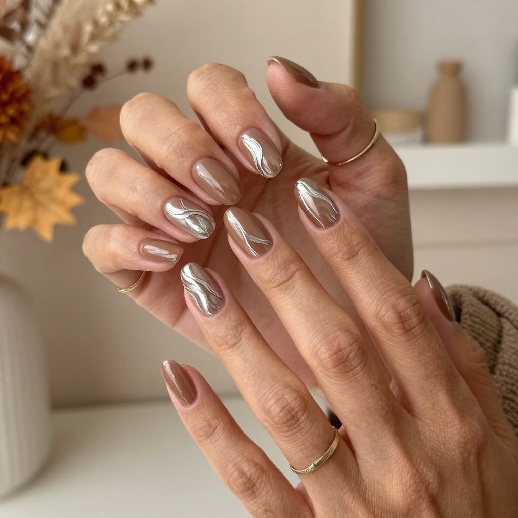 Soft Mocha Chrome Ripple