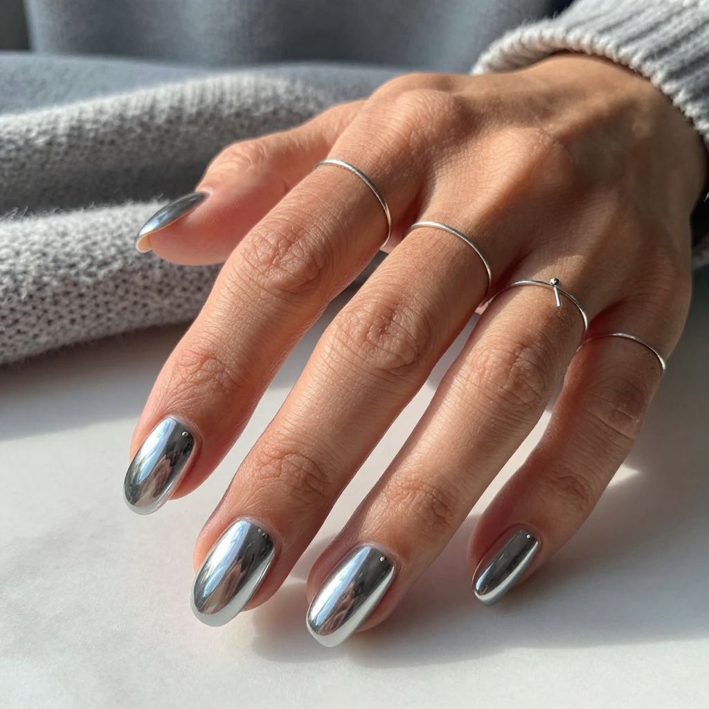 Metallic Chrome Silver Dream