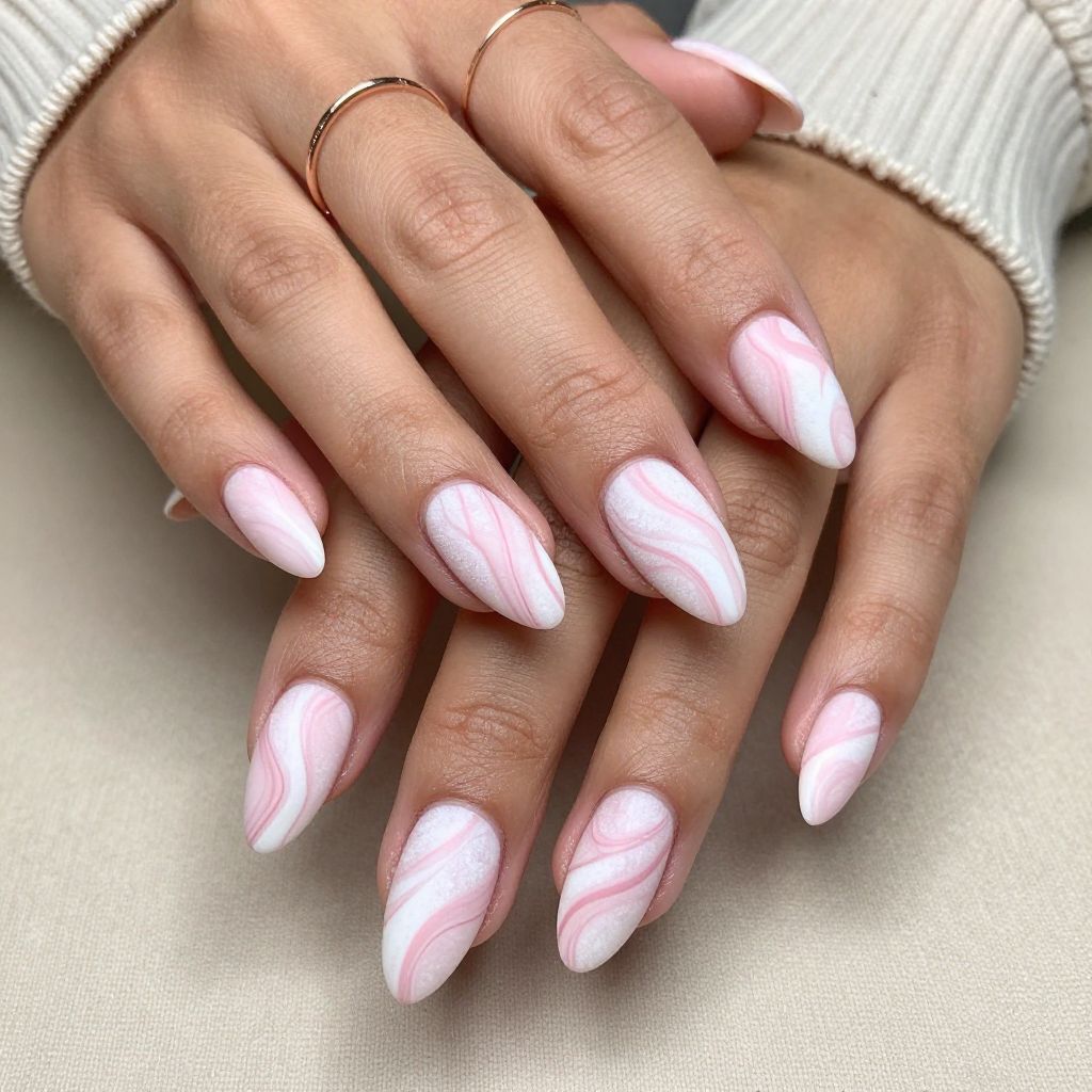 Frosted Pink Marble
