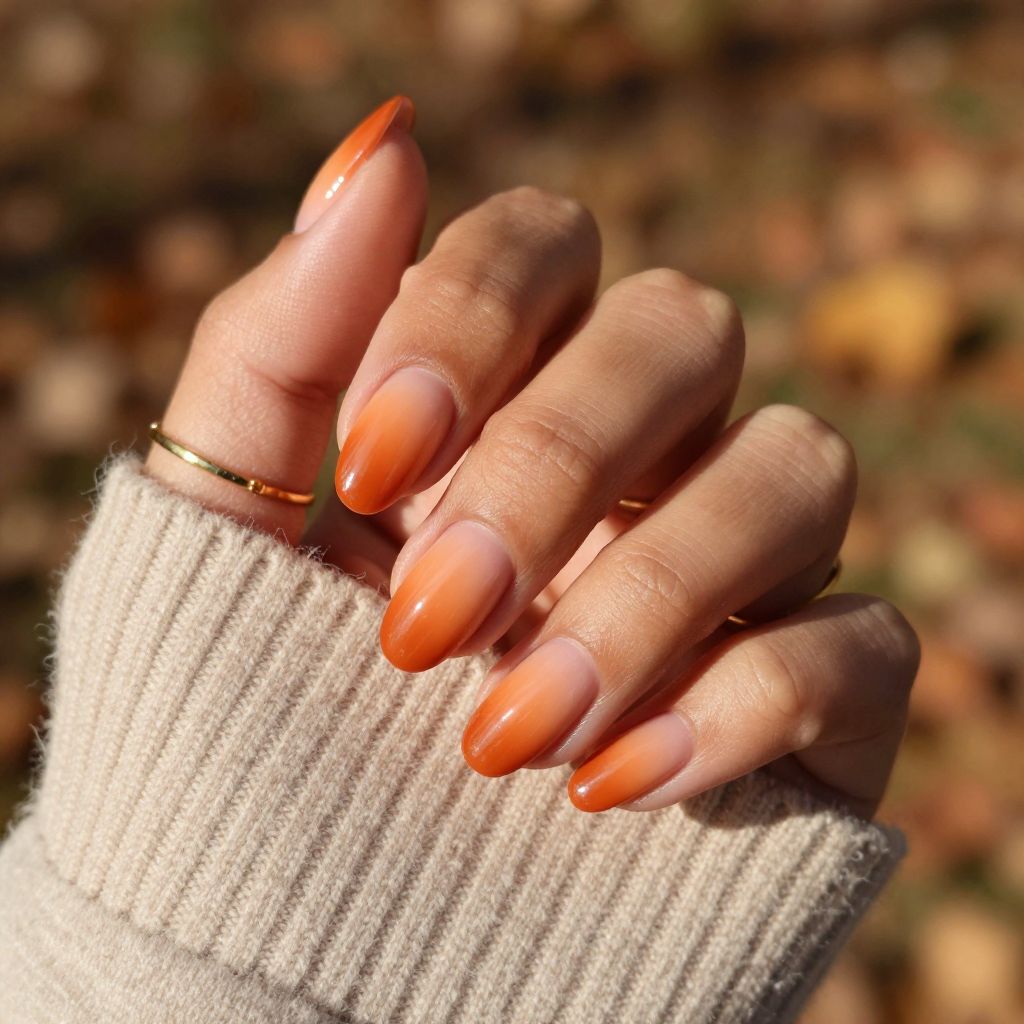 Burnt Orange Ombre