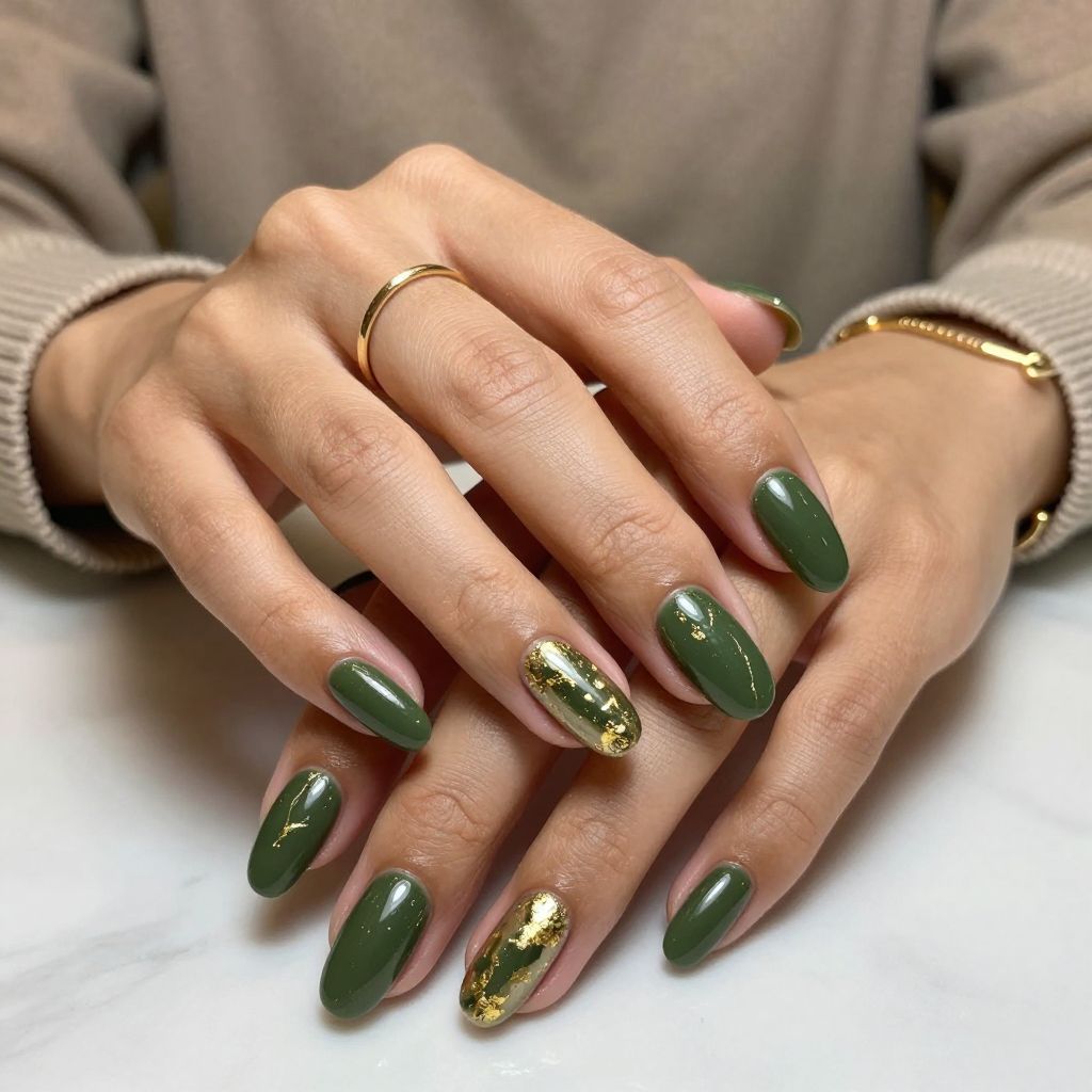 Olive and Gold Luxe