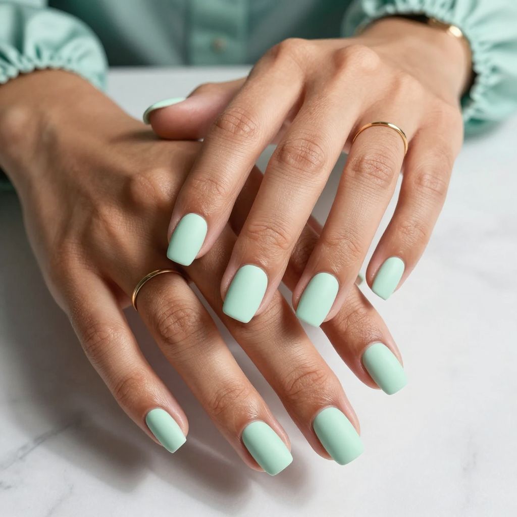 Pale Mint Green Minimalism