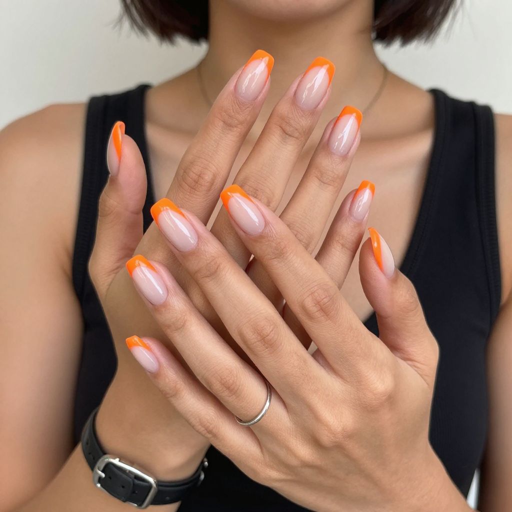 Neon Orange Glow