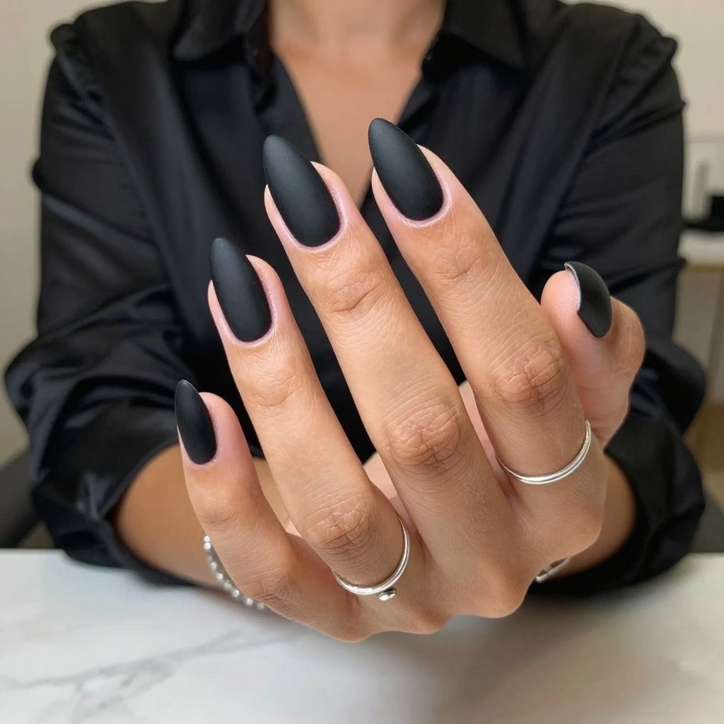 Bold Matte Black Statement