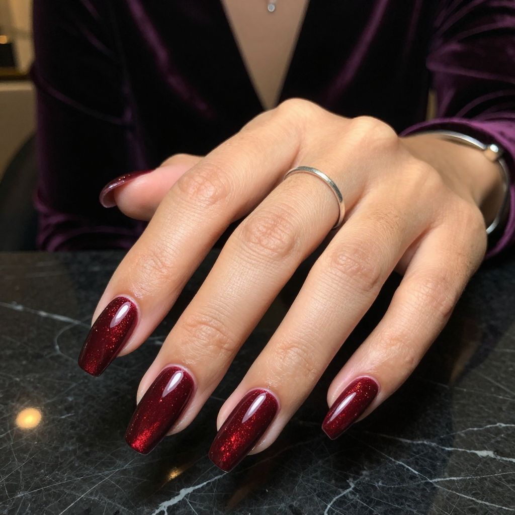 Deep Burgundy Drama