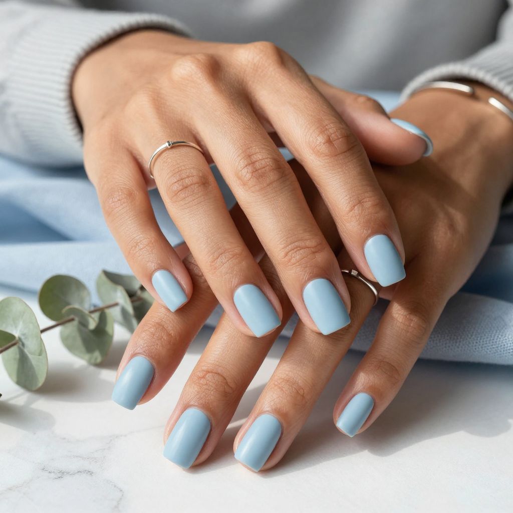 Sky Blue Matte Minimalism