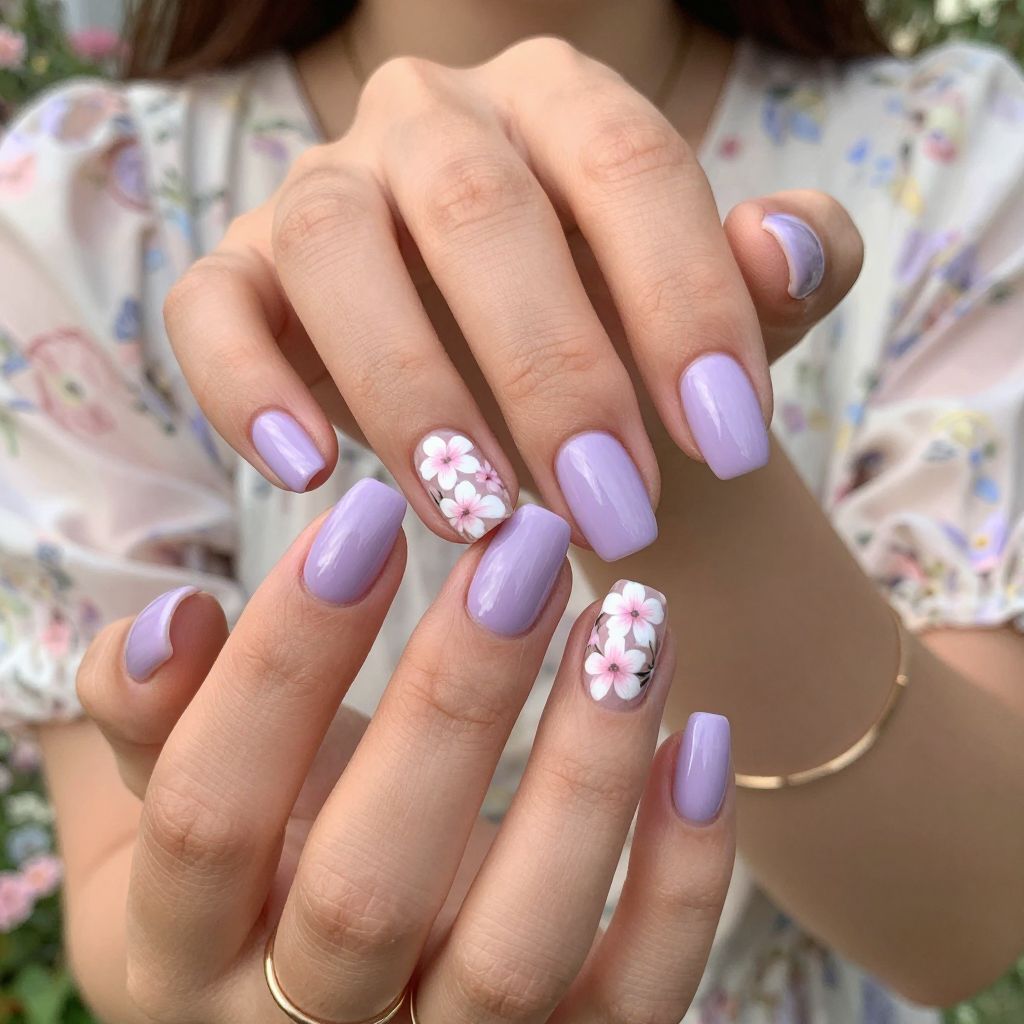 Lilac Floral Accents