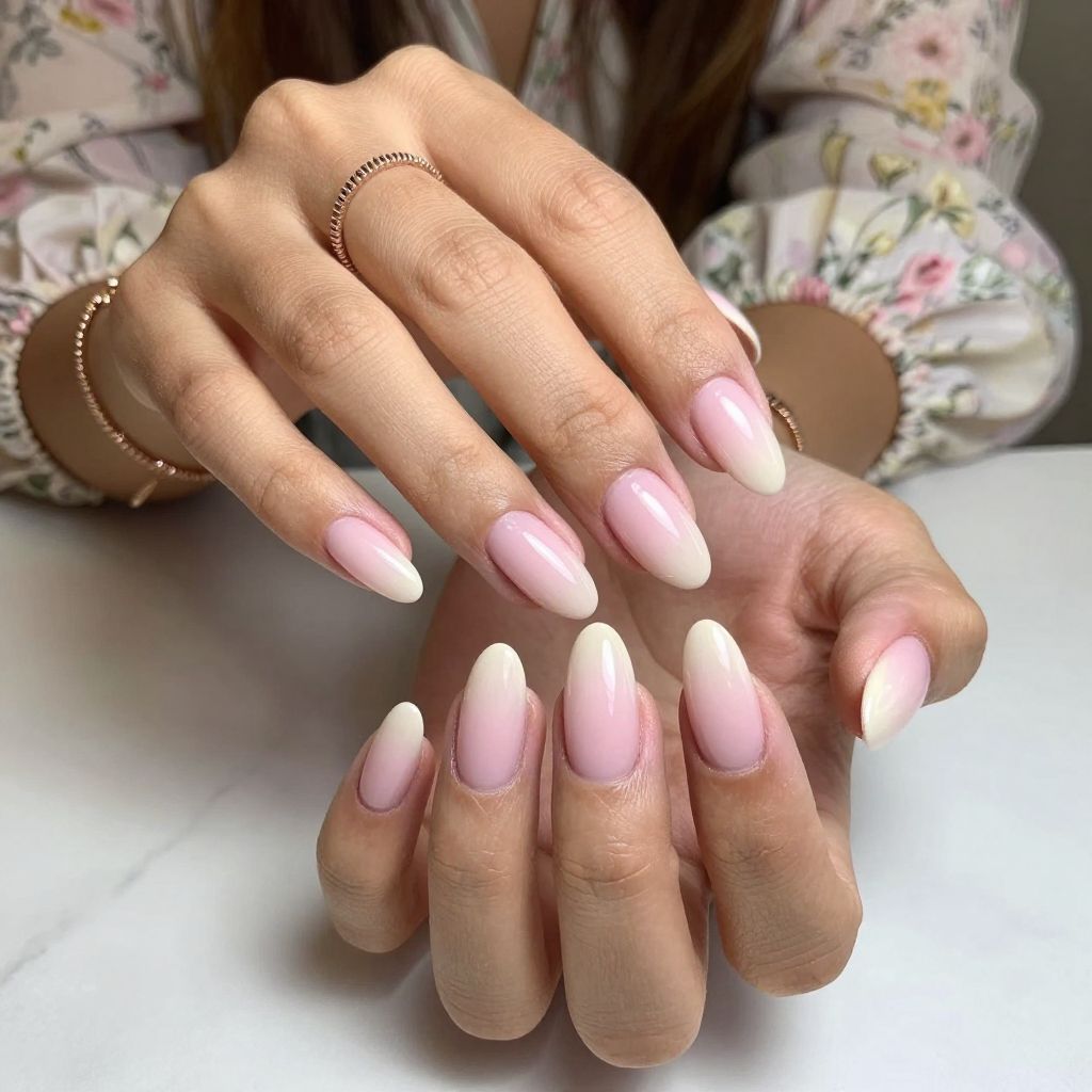 Soft Blush Ombre Elegance
