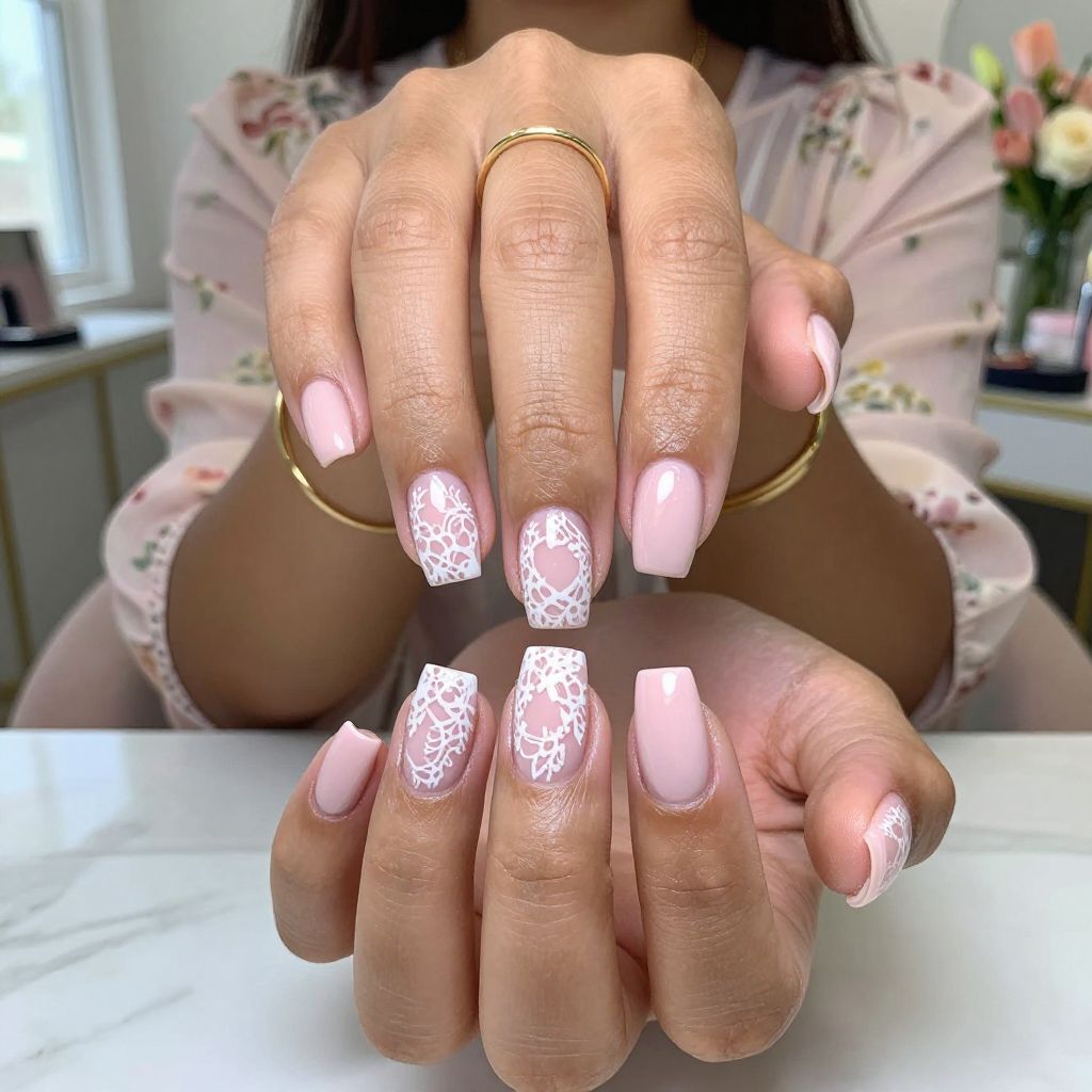 Blush Pink Lace Inspos