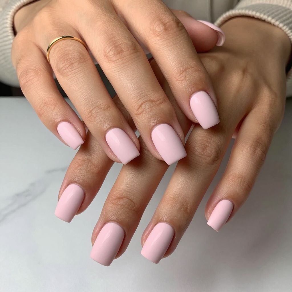 Pastel Pink Matte Chic