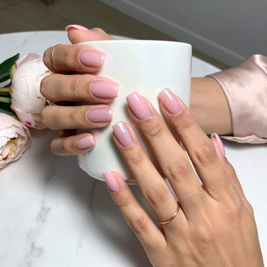 Pink Glitter Gradient Delight