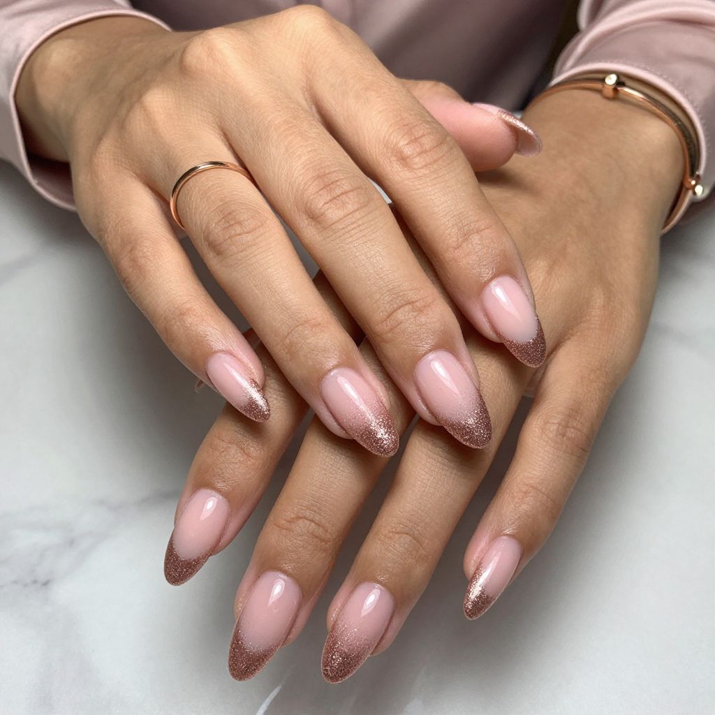 Pink Glitter Fade