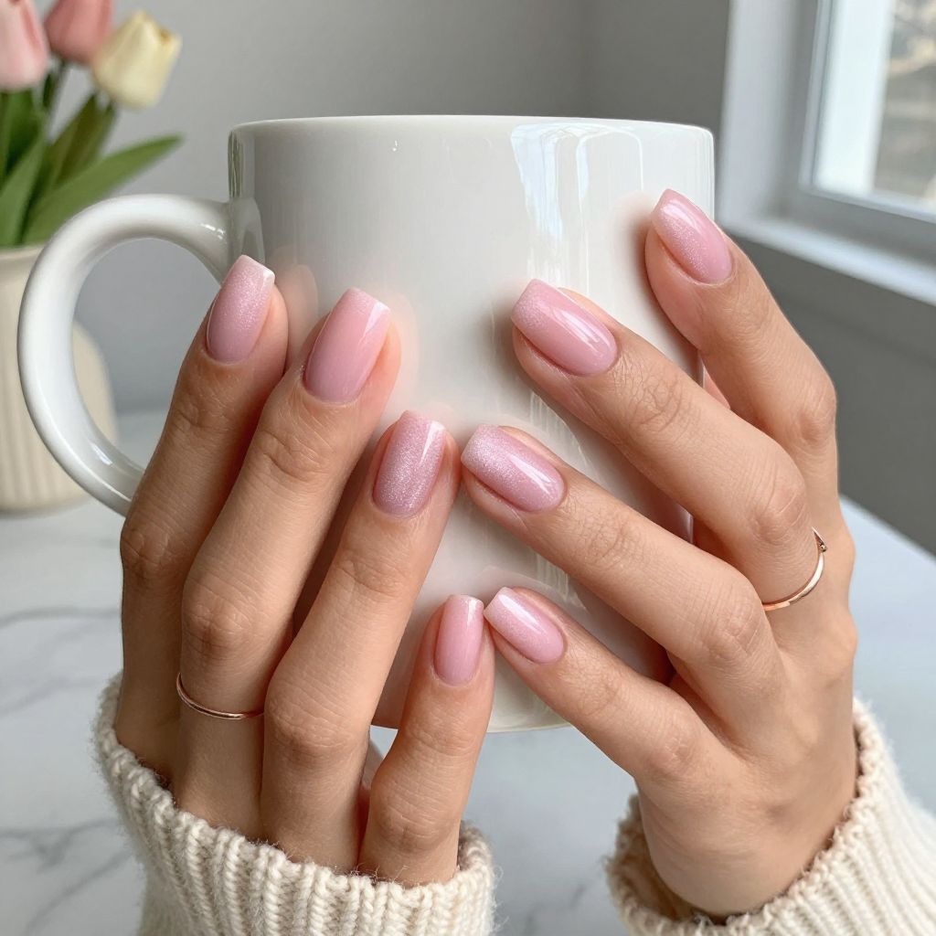 Soft Pink Gradient Fusion