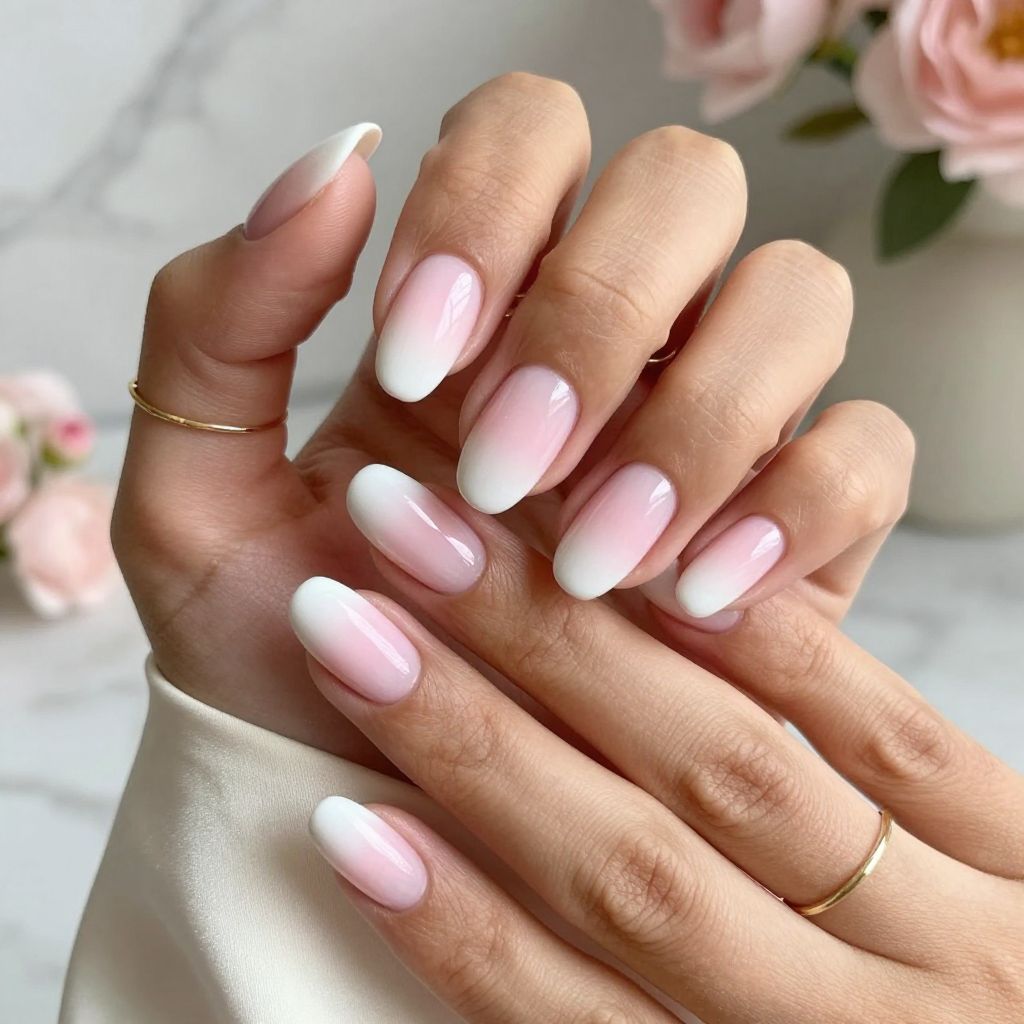 Ombre Pink French Fade
