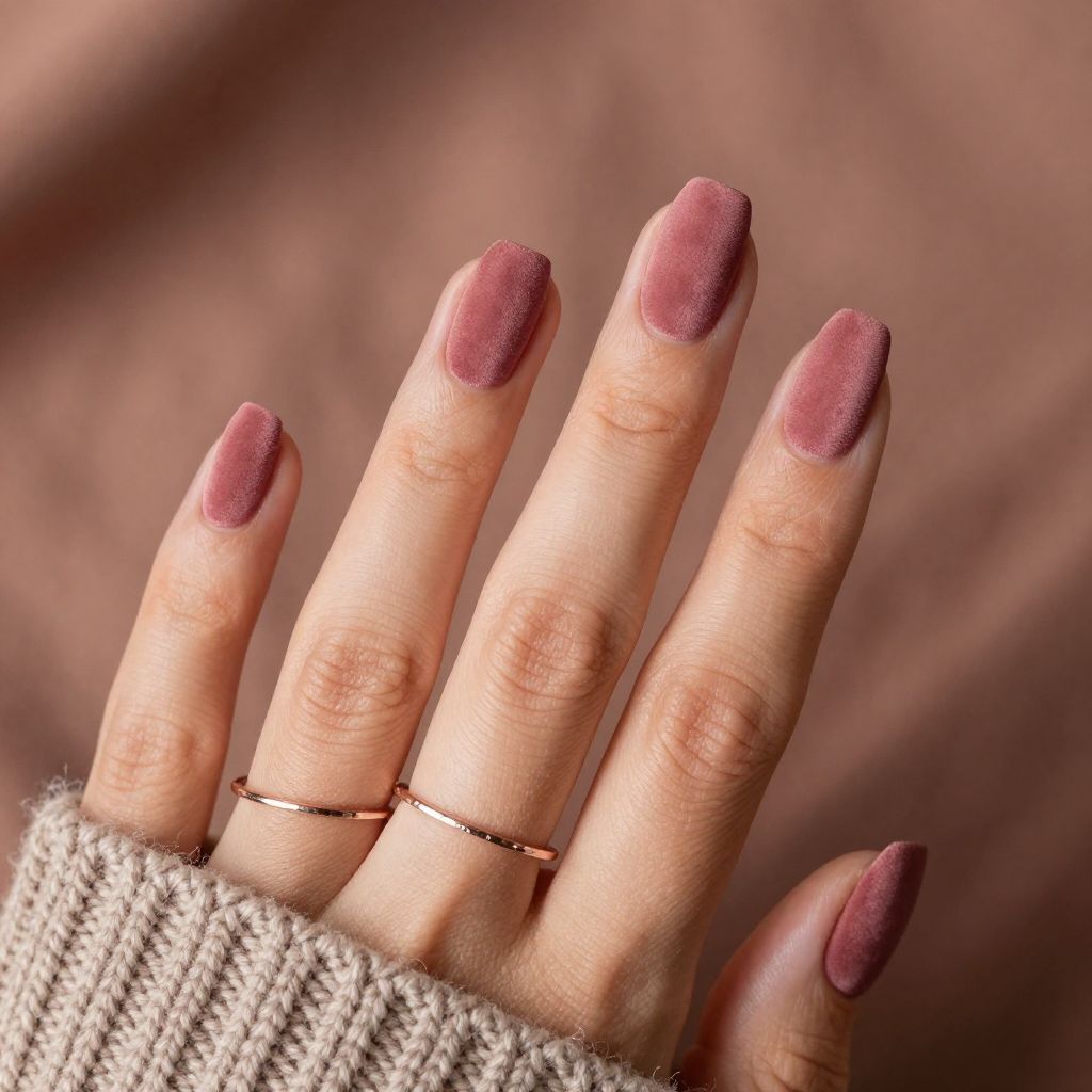 Dusty Rose Velvet Texture