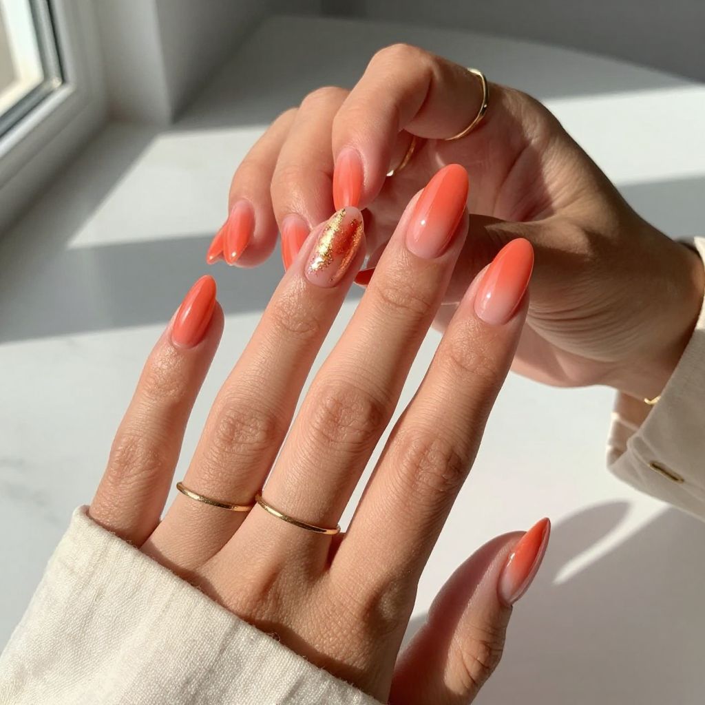 Coral Sunset Glow
