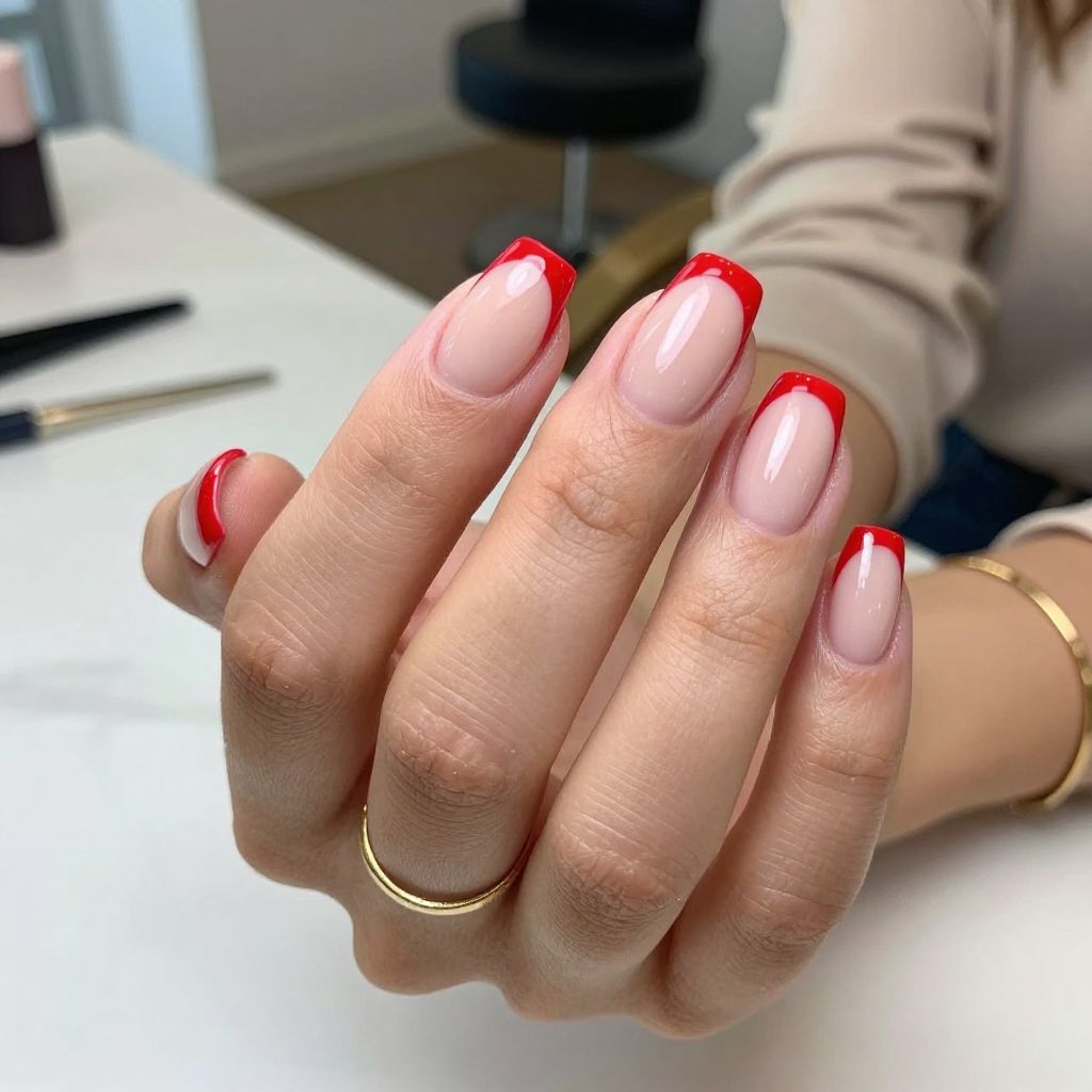 Bold Red French Flair