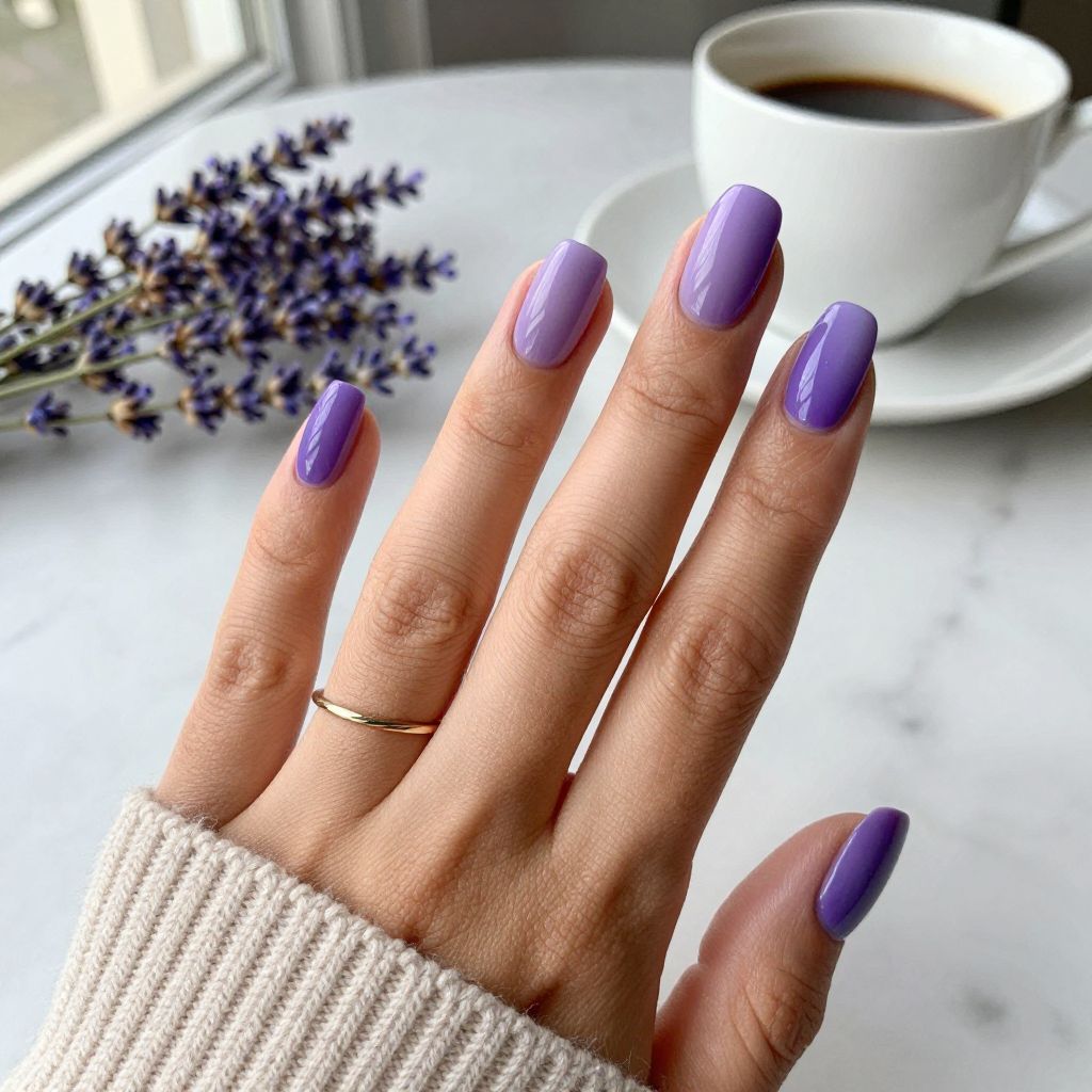 Lavender to Deep Plum Elegance