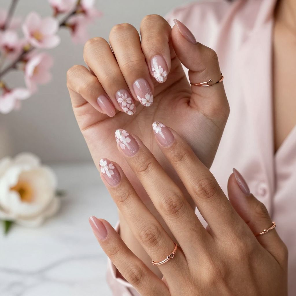 Cherry Blossom Inspired Cat Eye