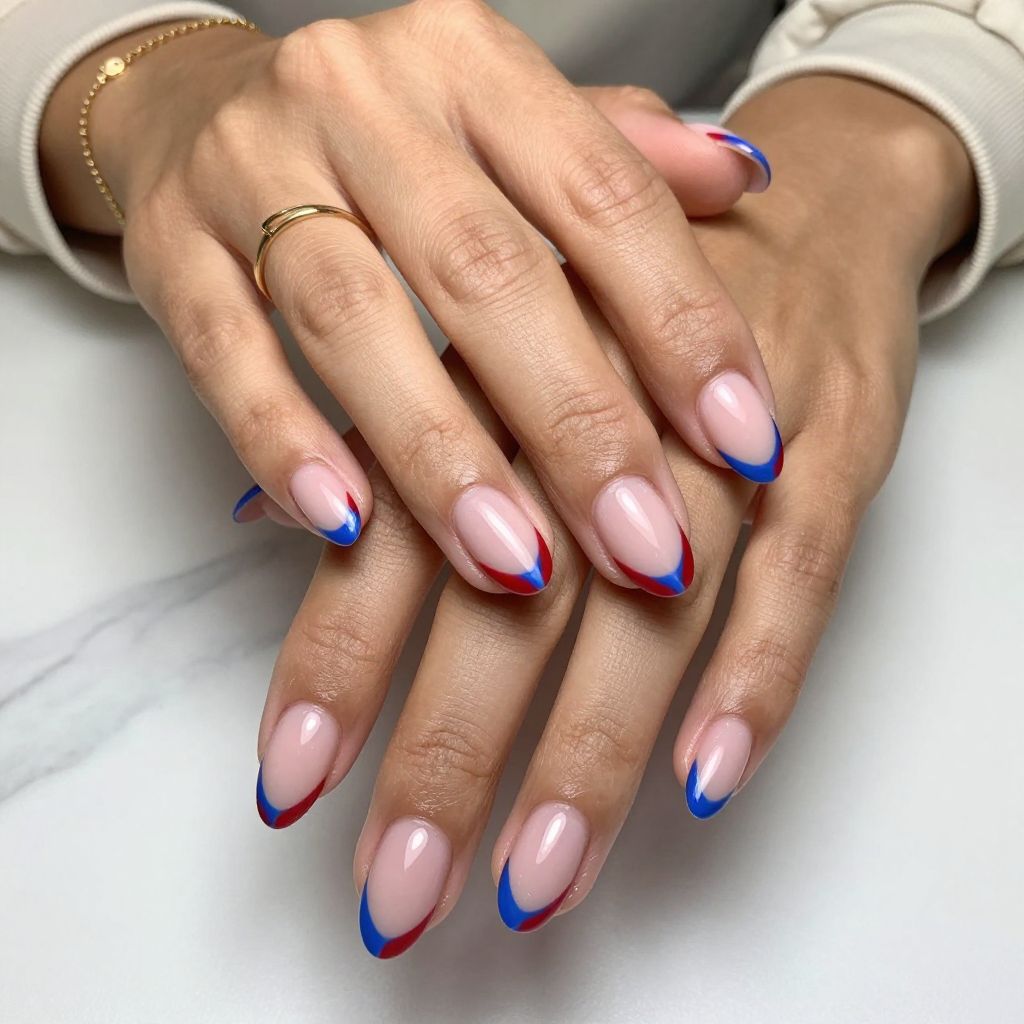 French Flair with Flag Tips