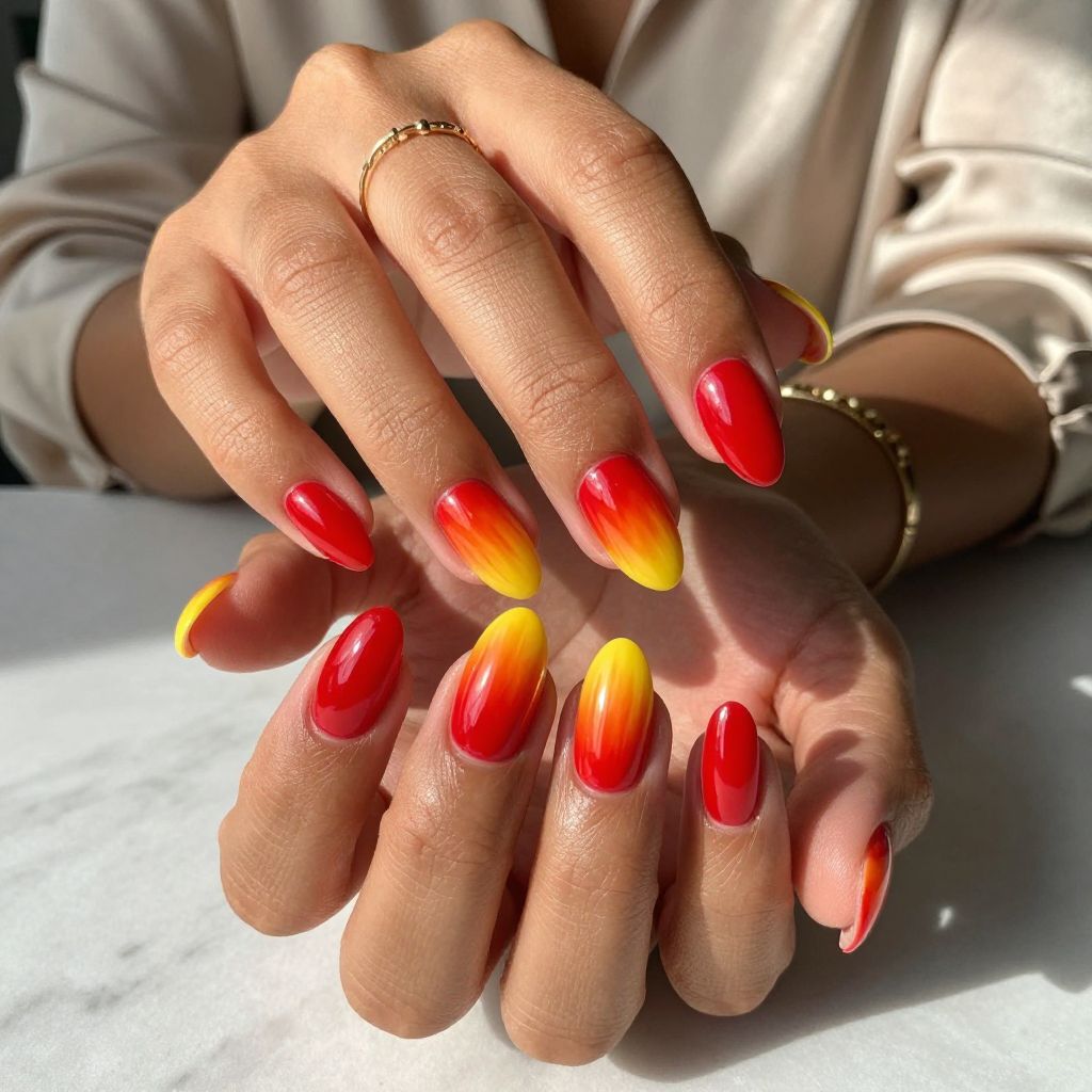 Fiery Gradient Glow