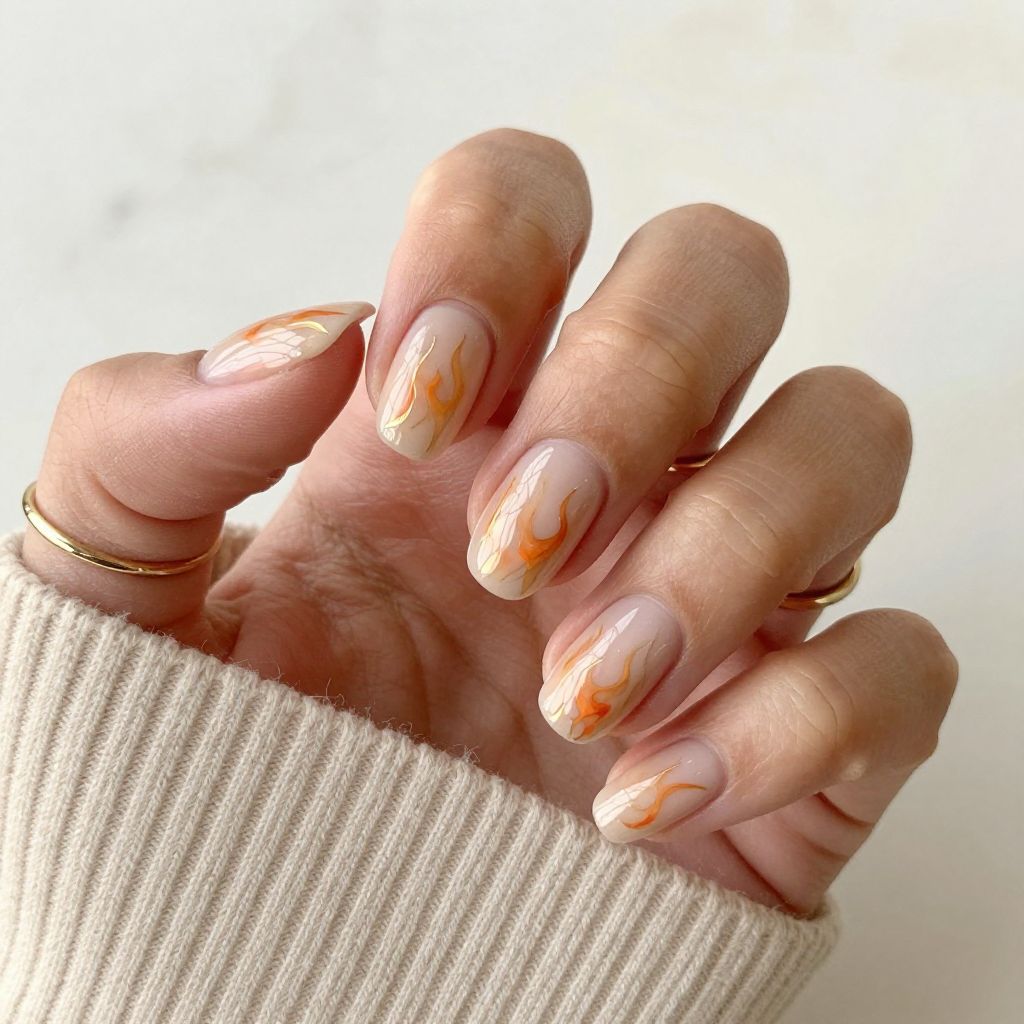 Soft Flame Watercolor