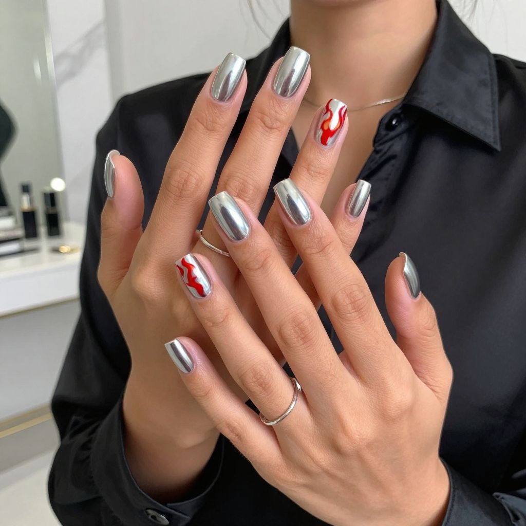 Fiery Chrome Accents