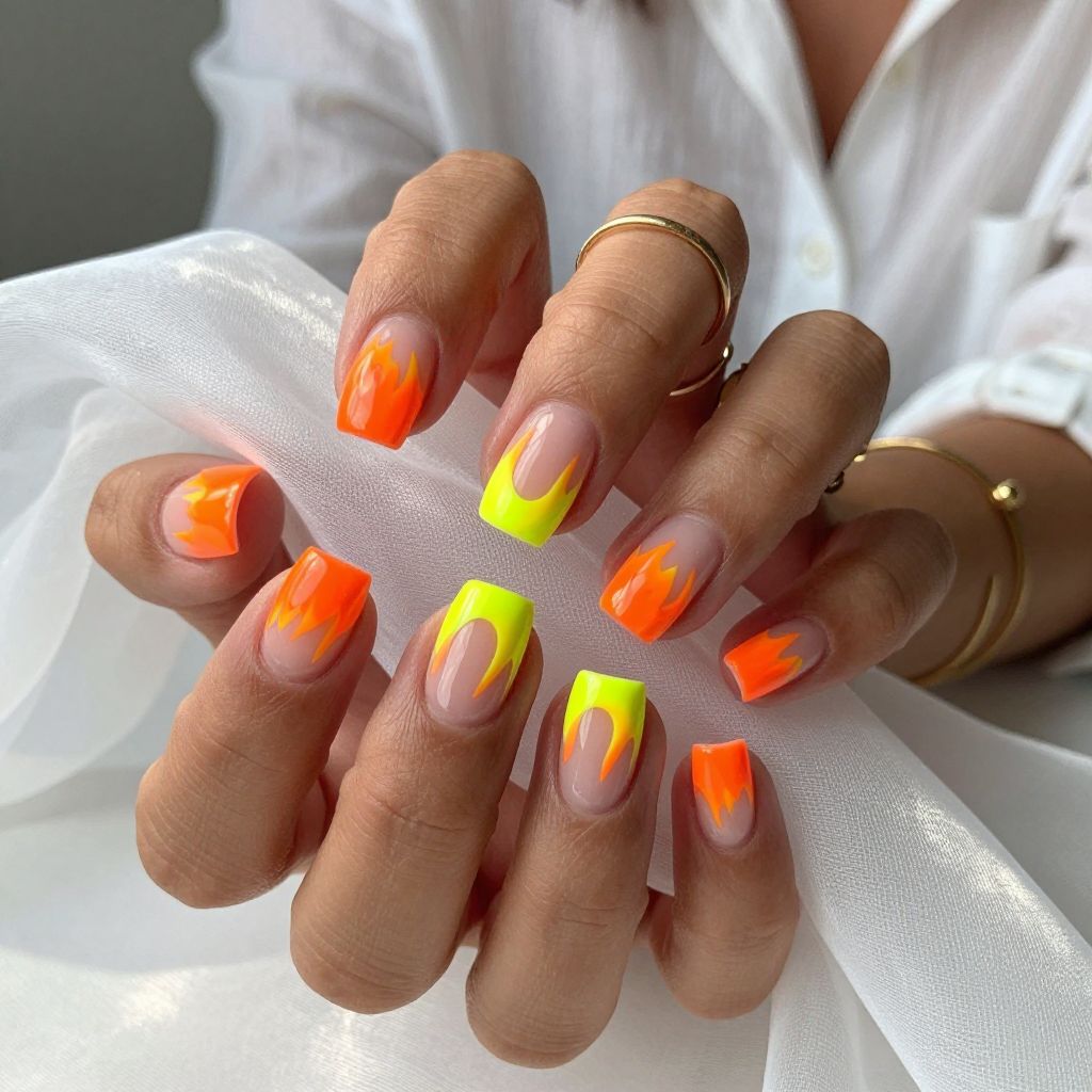 Neon Flame Tips