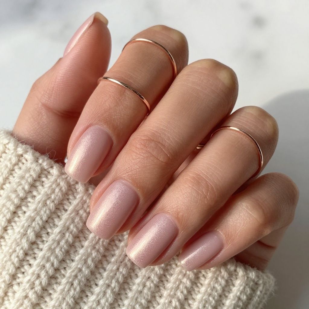 Soft Matte Rose Gold Elegance
