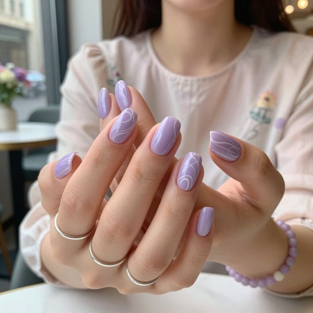 Lavender Dream Swirls