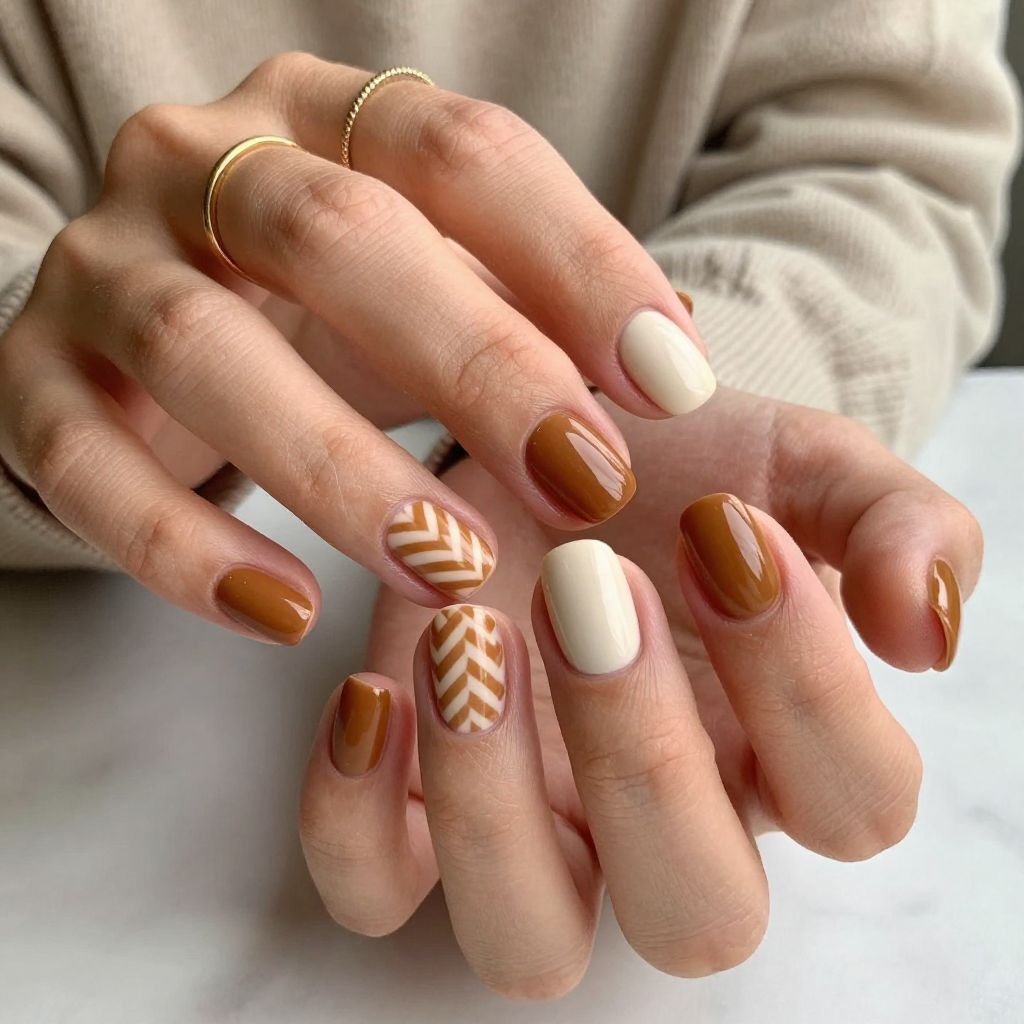 Earth Tone Chevron