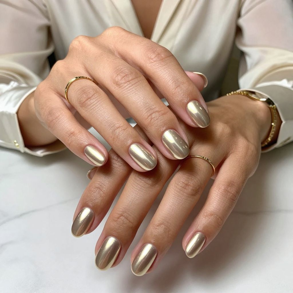 Chrome Champagne Shine