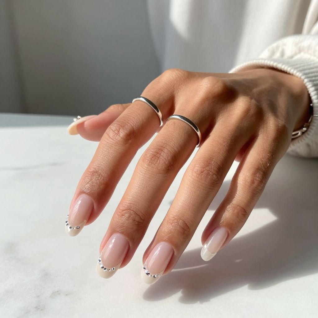 Clear Tips with Miniature Crystal Embellishments