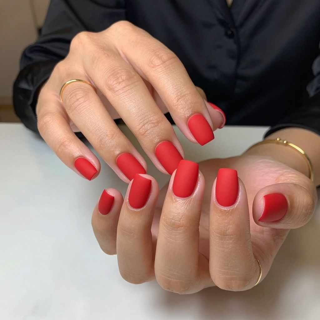 Classic Red with Matte Finish