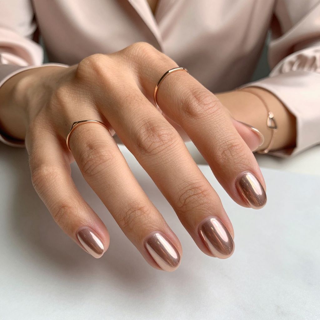 Chrome Rose Gold Pop