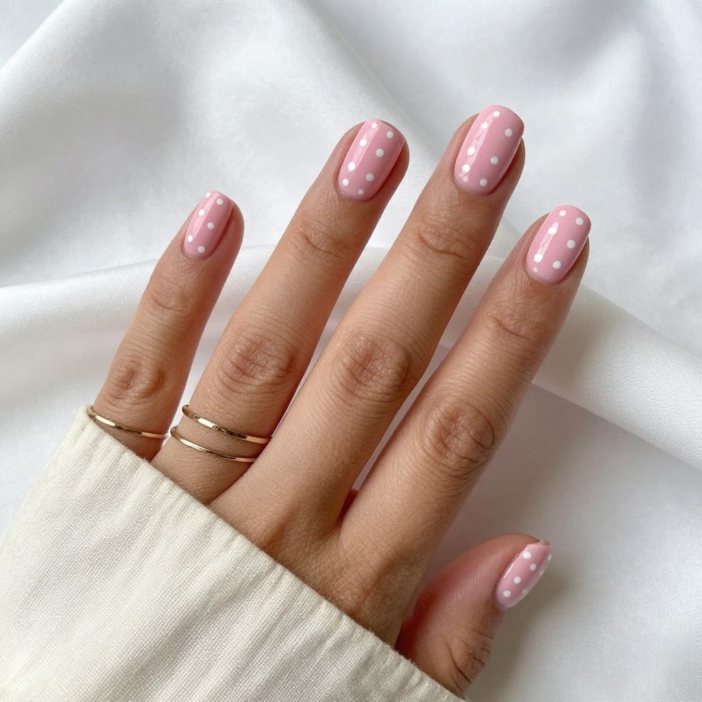 Pastel Pink Polka Play