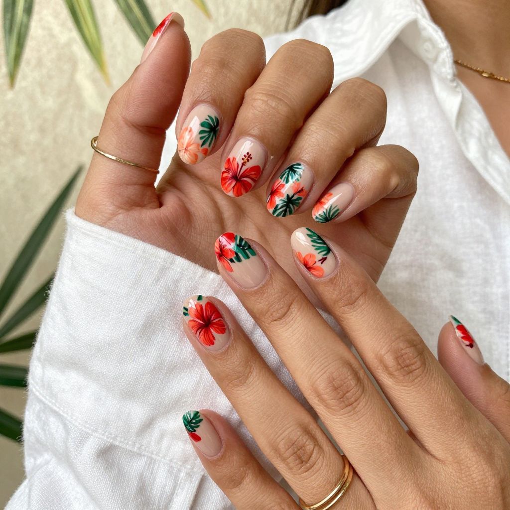 Tropical Hibiscus Art