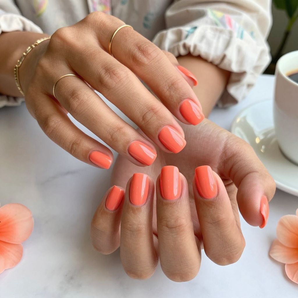 Vibrant Coral Pop