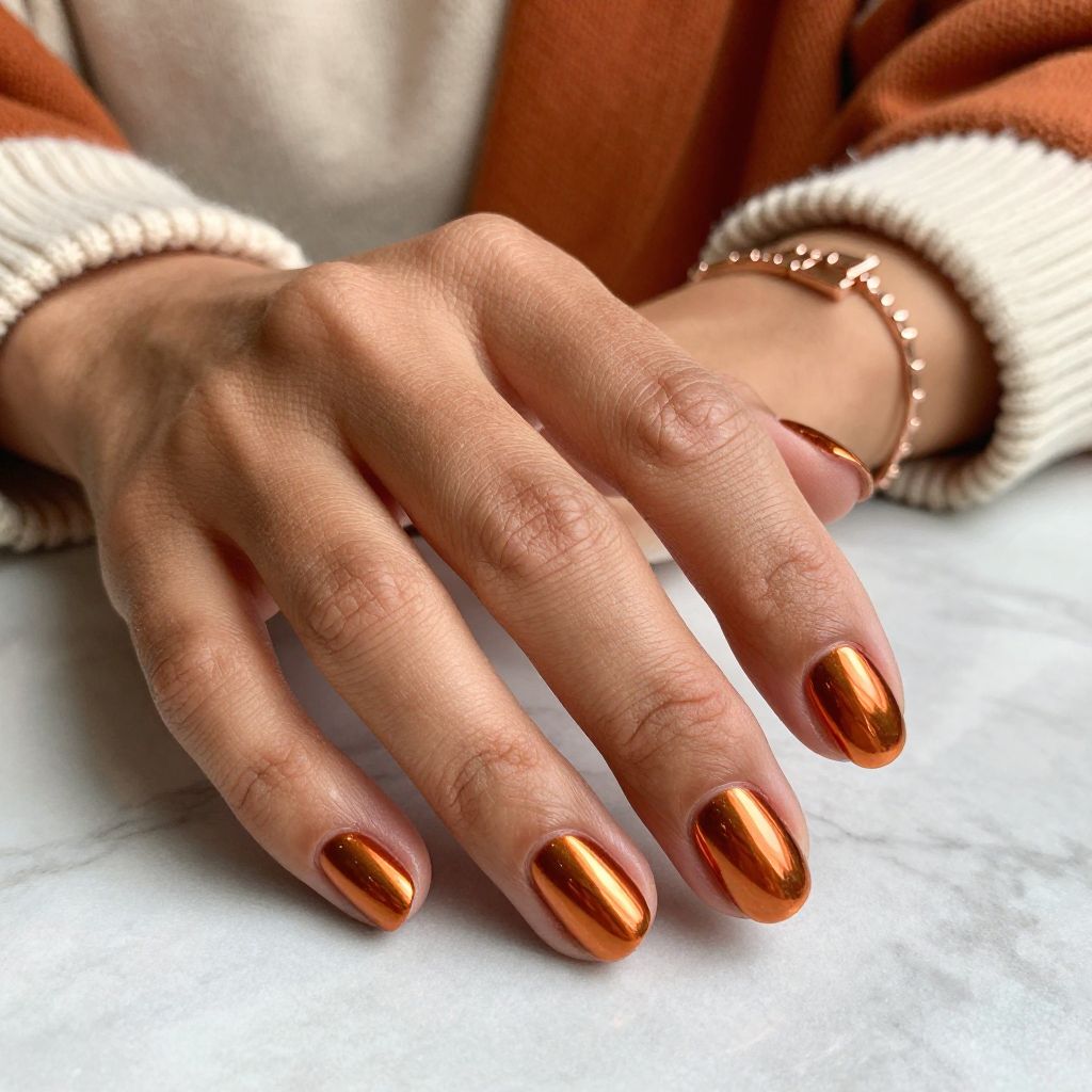 Metallic Copper Shine