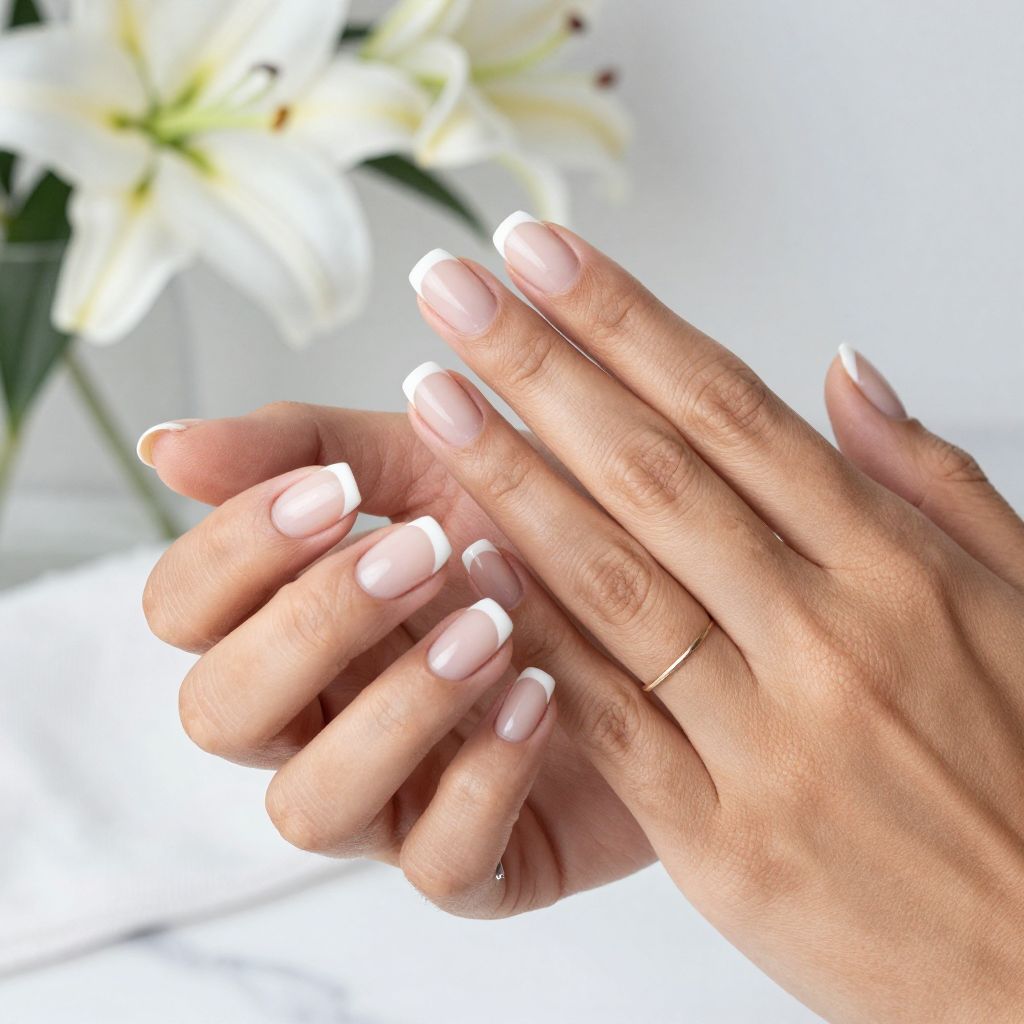 Minimalist White Tips