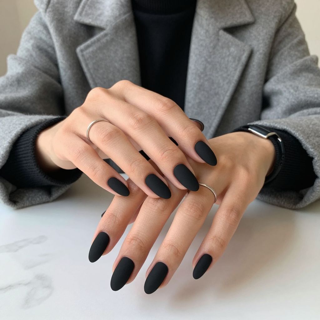 Matte Black Elegance