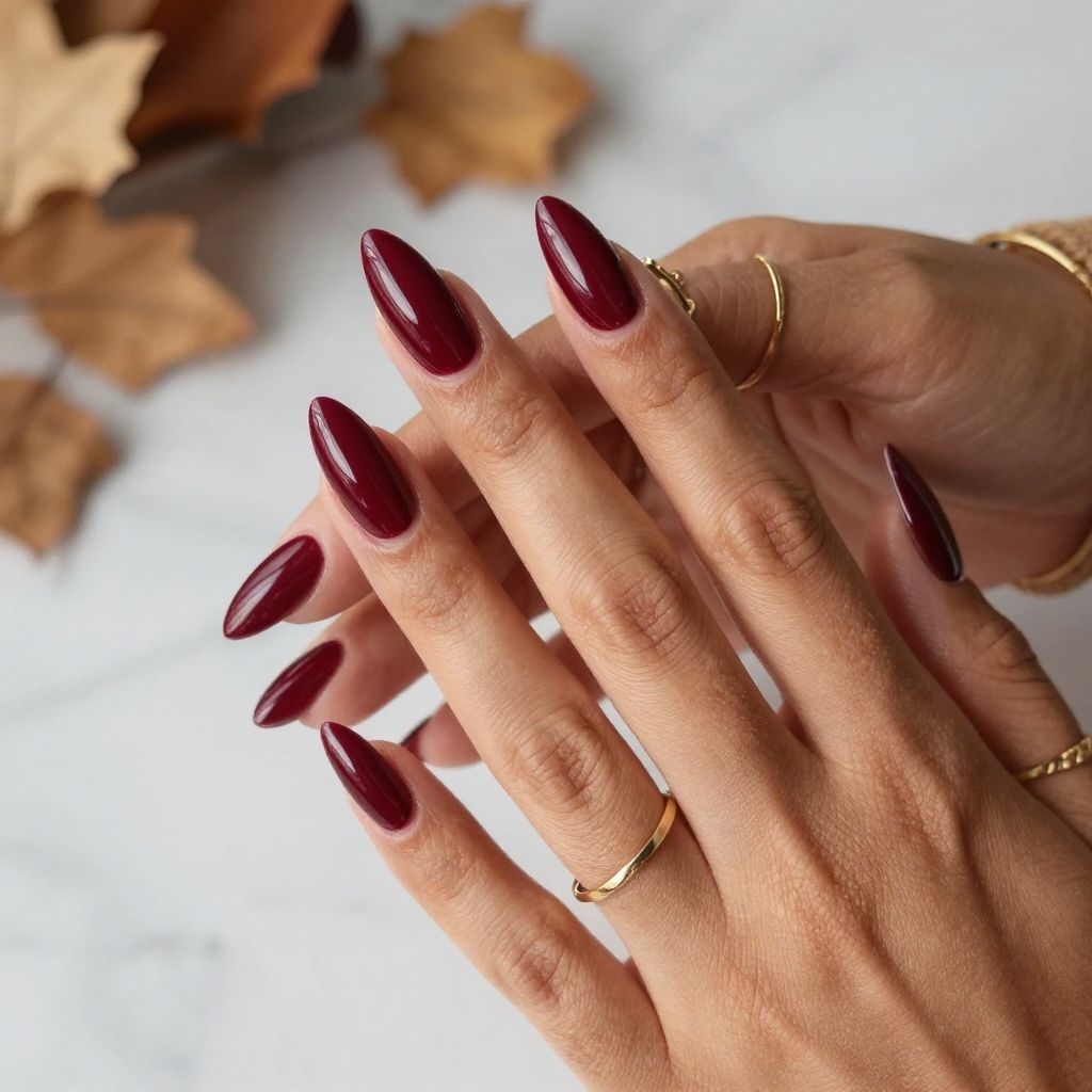 Deep Burgundy Flair
