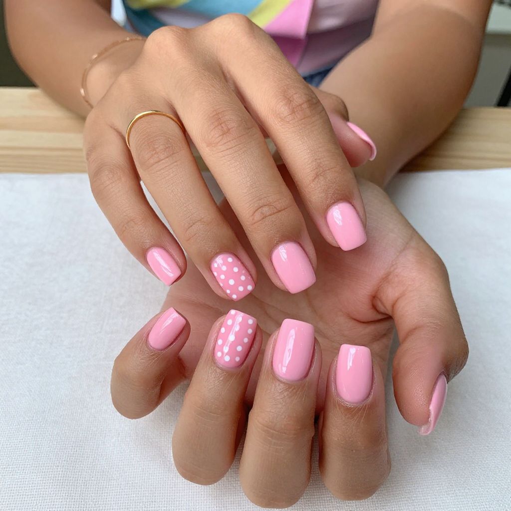 Bubblegum Pop Nail Design