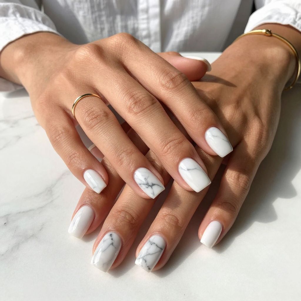 White Marble Effect