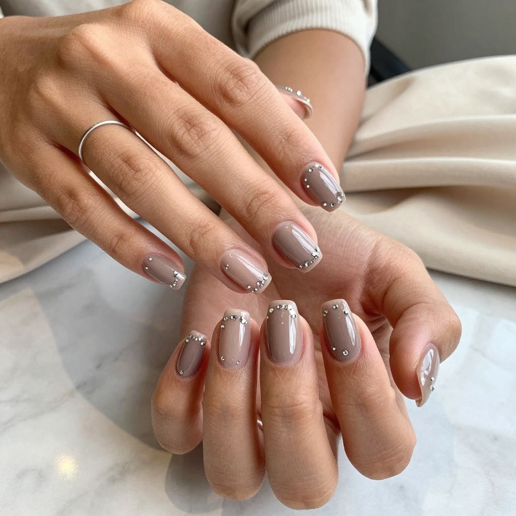 Silver Studded Glam