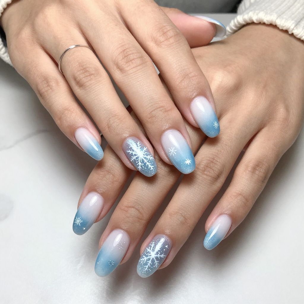Silver Snowflake Art