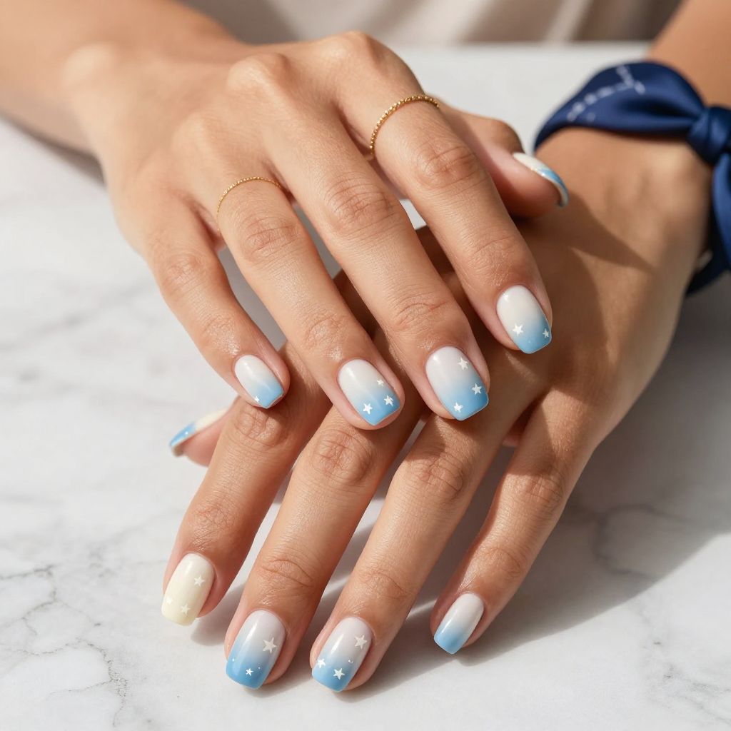 Subtle Ombre Stars