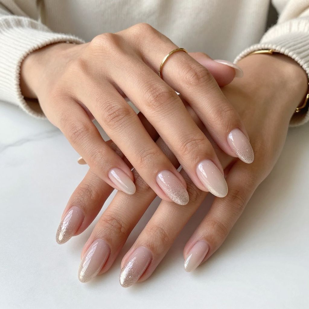 Subtle Glitter Gradient