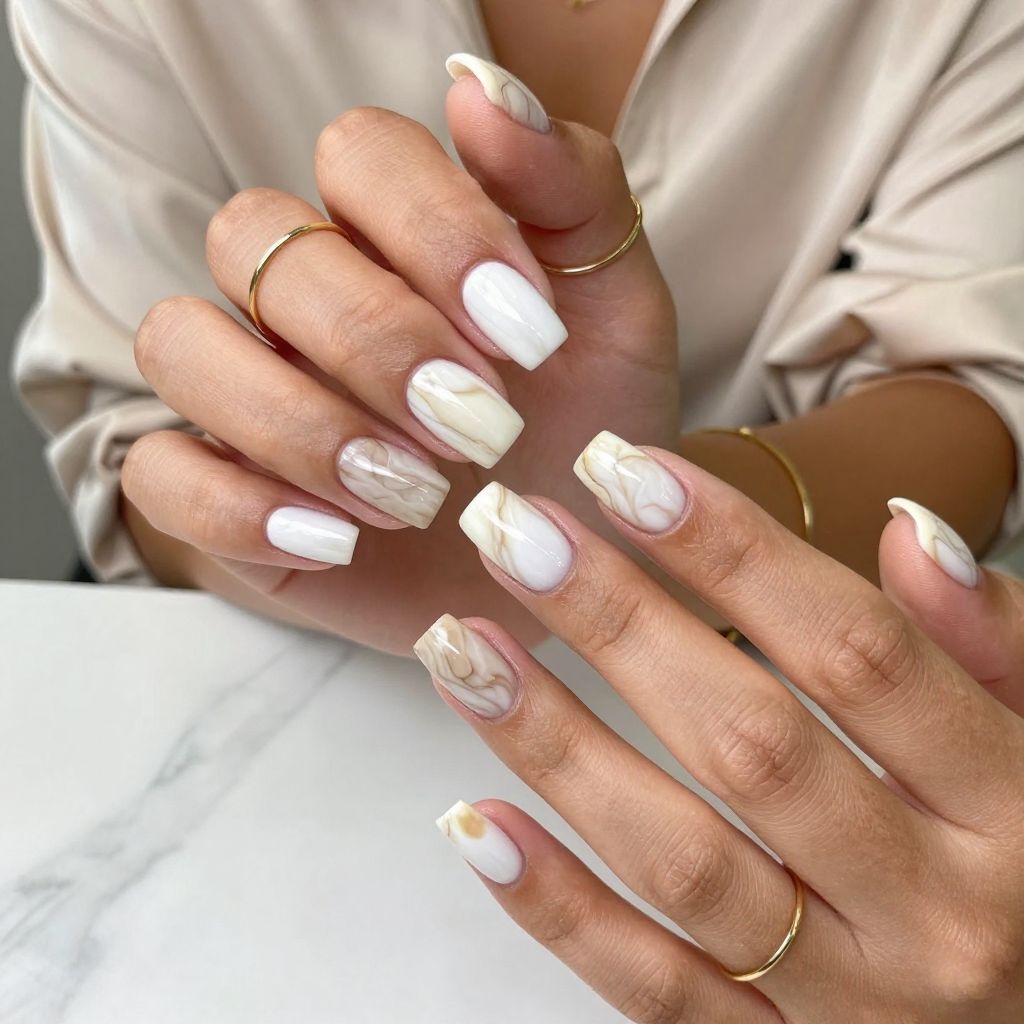 Marble Effect in Soft Neutrals