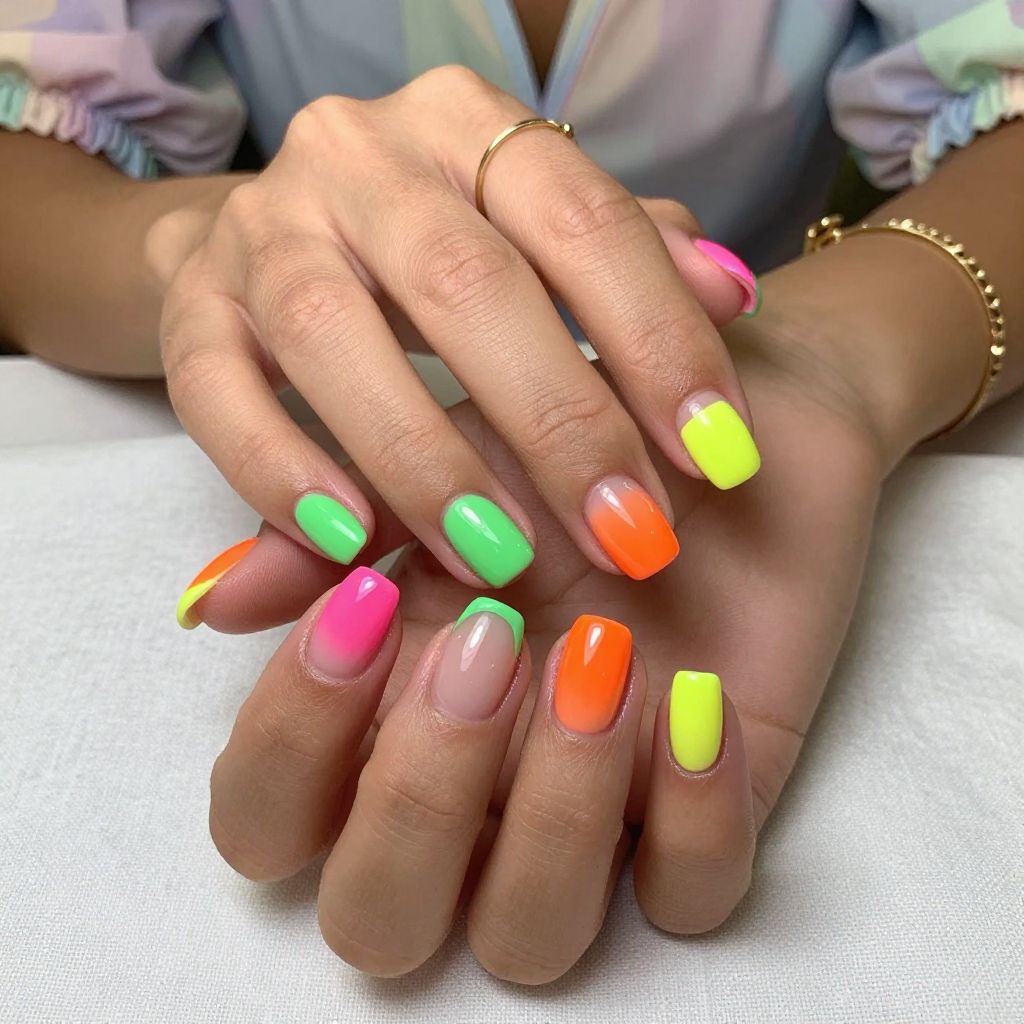 Neon Tips with Clear Base